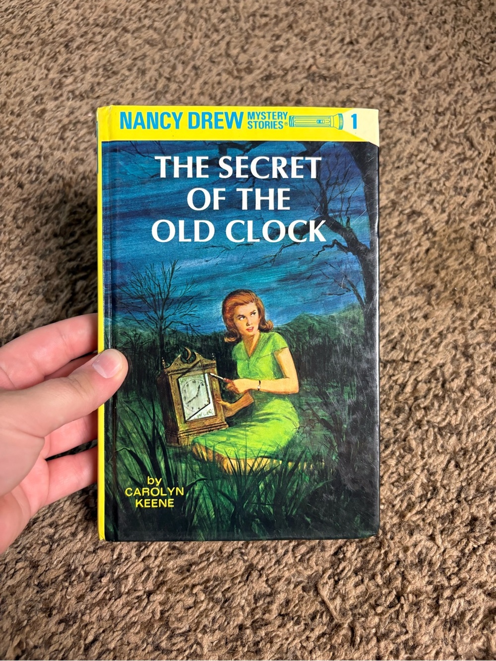 Nancy drew the secret of the old clock #1 hardback book